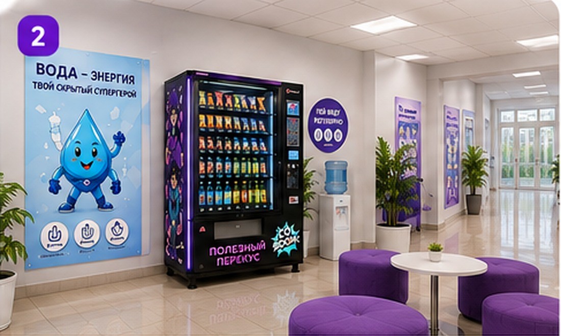 Пространство в холле Megas Life Space
